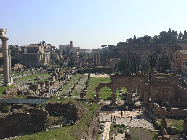 Klassenfahrt Rom: Forum Romanum