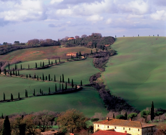 Landschaft in der Toskana